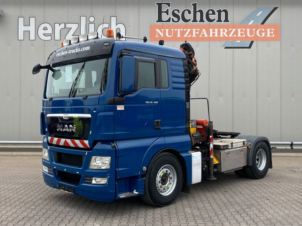 MAN TGX 18.400 BLS | Palfinger PK18.502*FUNK*Navi*AC - Tracteur routier: photos 1 MAN TGX 18.400 BLS | Palfinger PK18.502*FUNK*Navi*AC - Tracteur routier: photos 1
