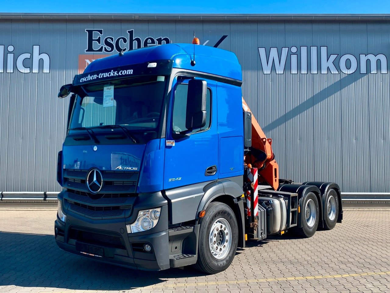 Mercedes-Benz Actros 2642 6x4 | Atlas 332.3 E-AS*Funk*Navi*AC - Tracteur routier: photos 1 Mercedes-Benz Actros 2642 6x4 | Atlas 332.3 E-AS*Funk*Navi*AC - Tracteur routier: photos 1