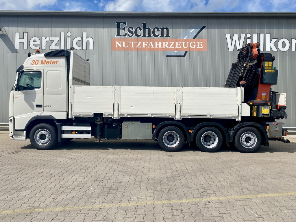 Volvo FH 460 8x4 / Palfinger PK 53002 SHF Kran - Camion plateau, Camion grue: photos 2 Volvo FH 460 8x4 / Palfinger PK 53002 SHF Kran - Camion plateau, Camion grue: photos 2