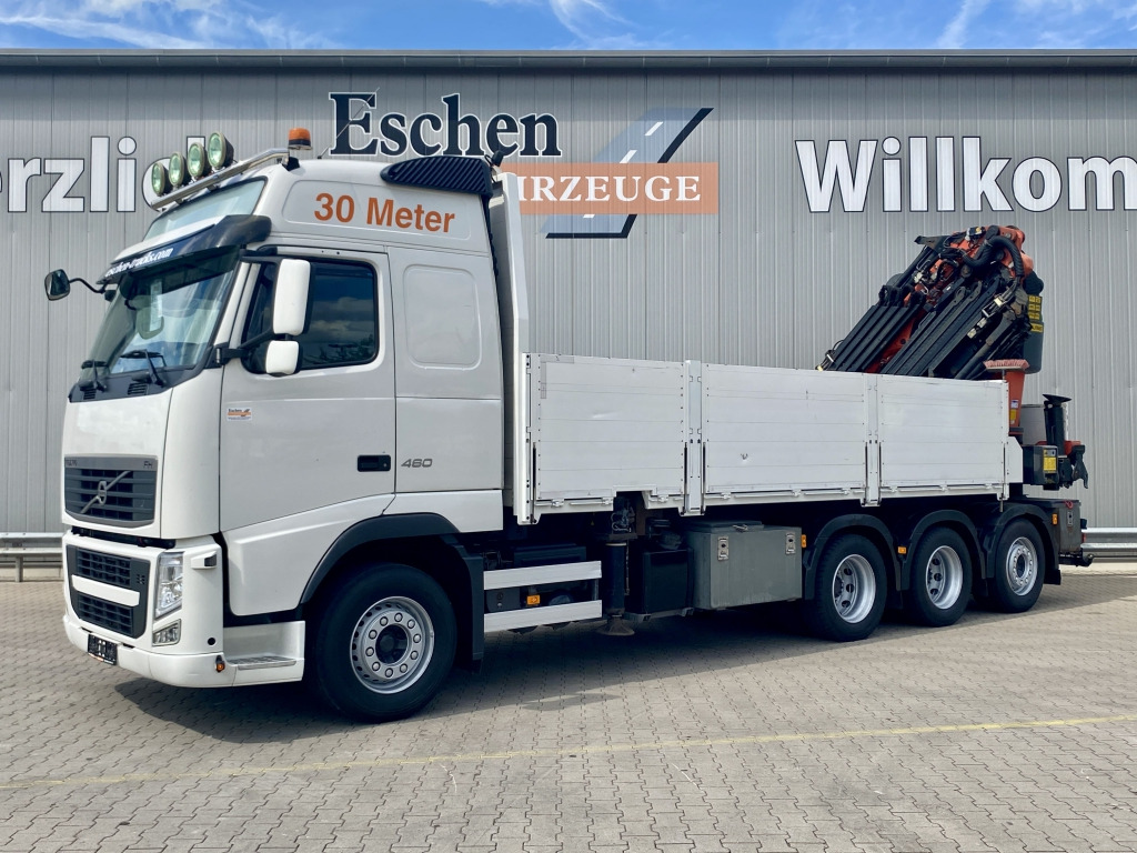 Volvo FH 460 8x4 / Palfinger PK 53002 SHF Kran - Camion plateau, Camion grue: photos 1 Volvo FH 460 8x4 / Palfinger PK 53002 SHF Kran - Camion plateau, Camion grue: photos 1