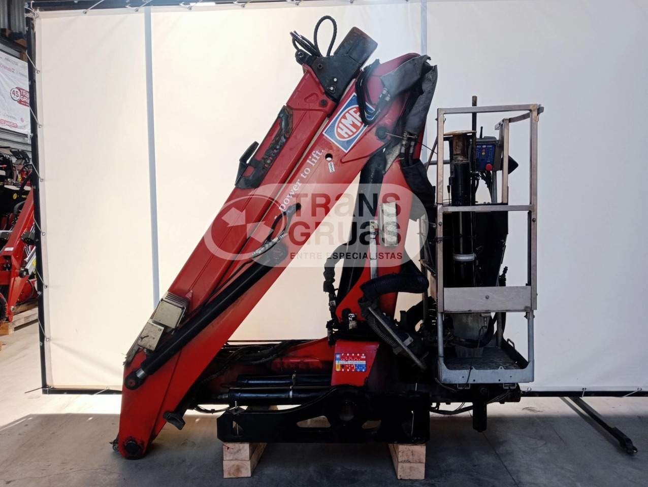 Grúa HMF 1244-Z1 - Grue auxiliaire pour Camion: photos 1 Grúa HMF 1244-Z1 - Grue auxiliaire pour Camion: photos 1