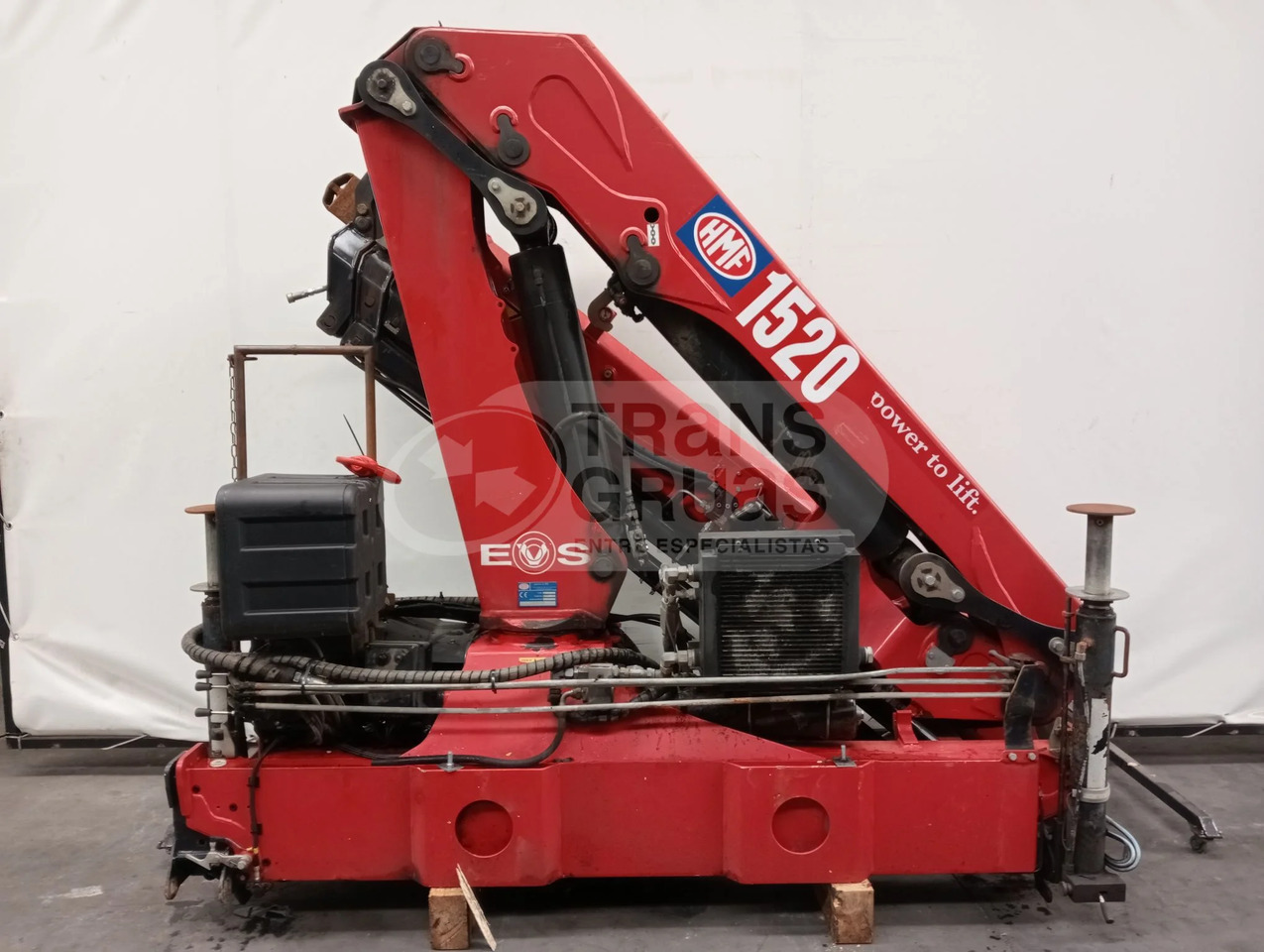 Grúa hidráulica HMF 1520 K4 - Grue auxiliaire: photos 4 Grúa hidráulica HMF 1520 K4 - Grue auxiliaire: photos 4