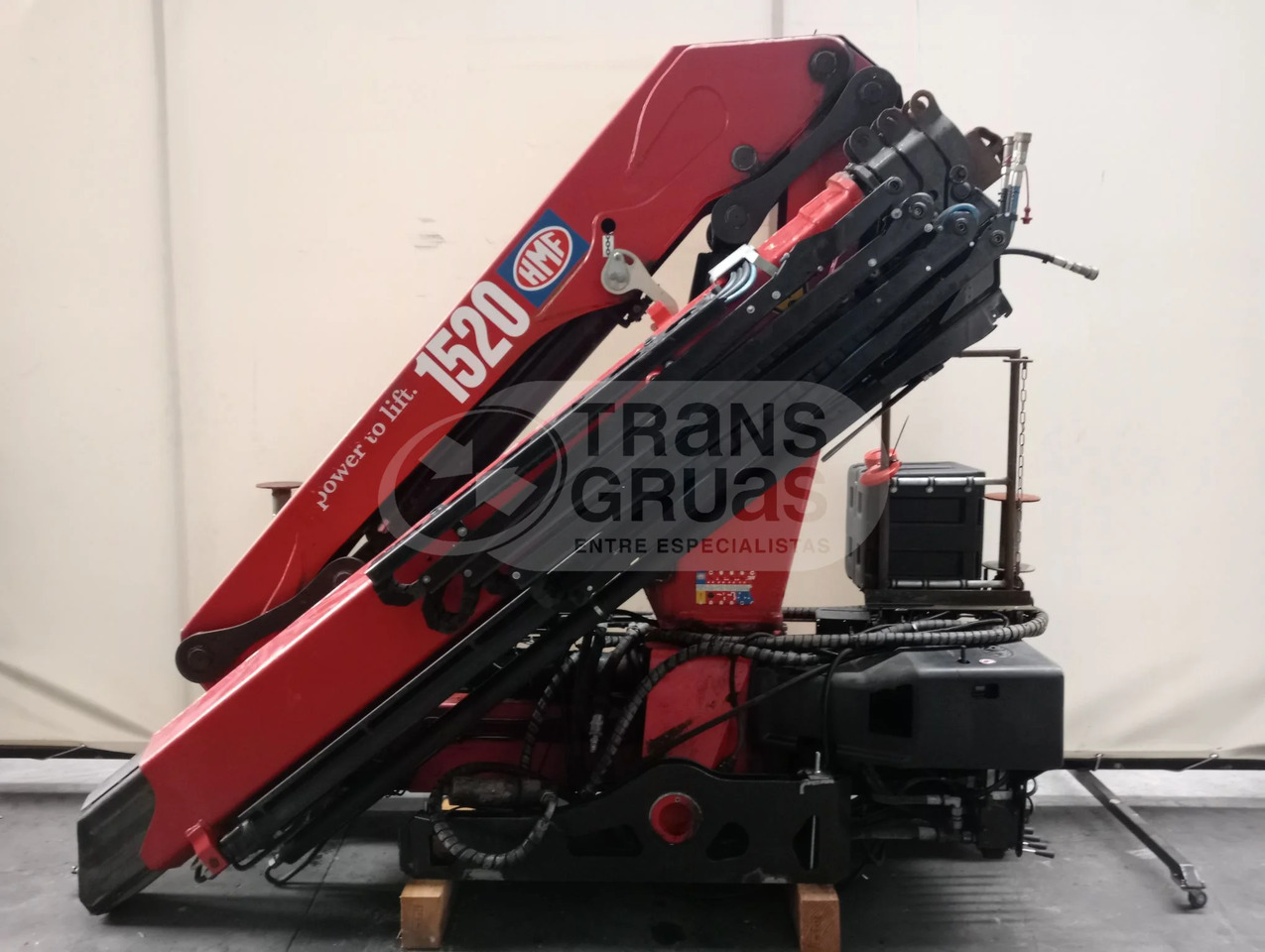 Grúa hidráulica HMF 1520 K4 - Grue auxiliaire: photos 2 Grúa hidráulica HMF 1520 K4 - Grue auxiliaire: photos 2