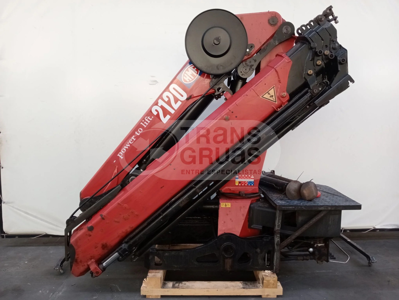 Grúa hidráulica HMF 2120 K RC - Grue auxiliaire: photos 3 Grúa hidráulica HMF 2120 K RC - Grue auxiliaire: photos 3