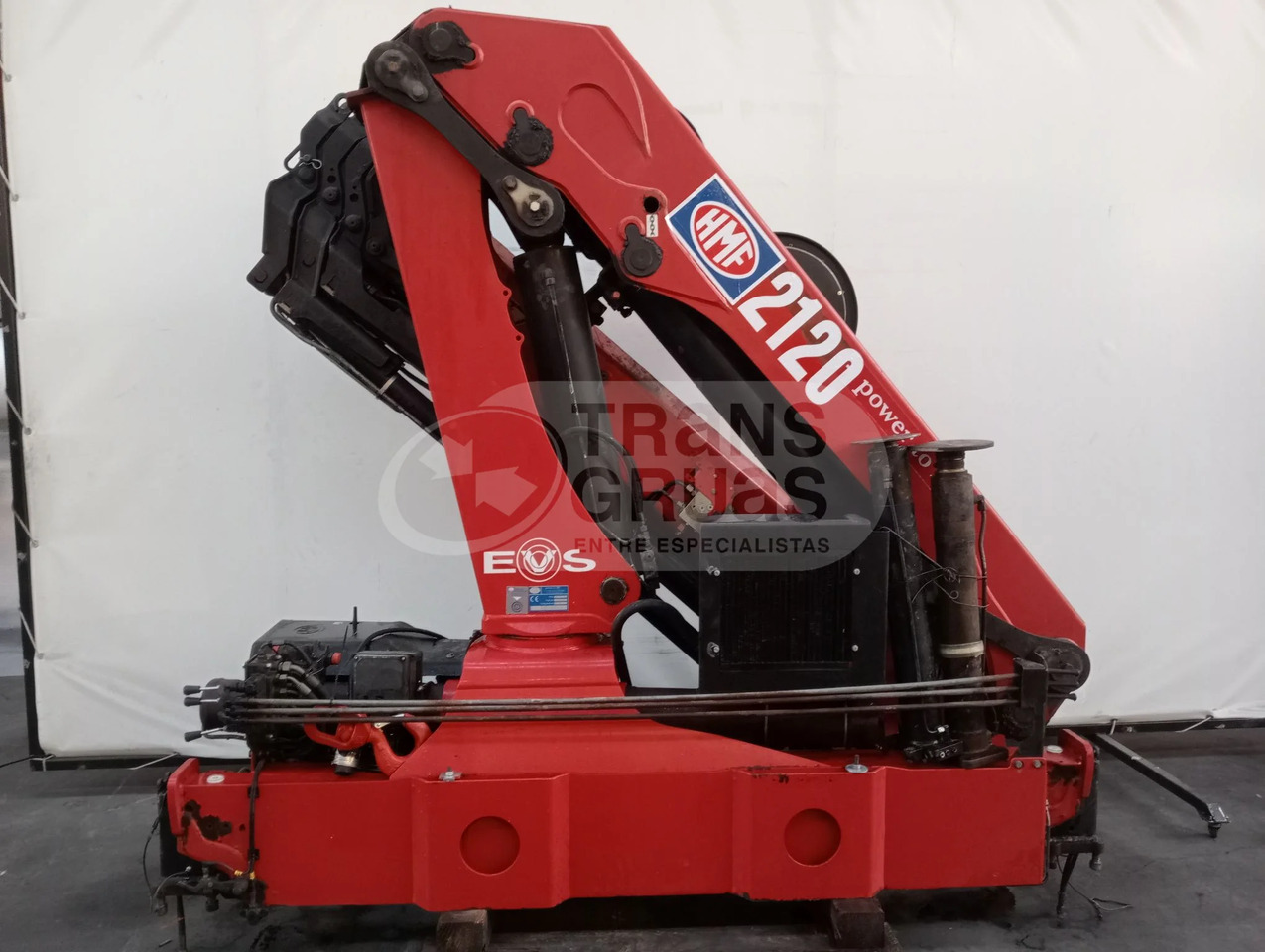 Grúa hidráulica HMF 2120 K4 - Grue auxiliaire: photos 4 Grúa hidráulica HMF 2120 K4 - Grue auxiliaire: photos 4