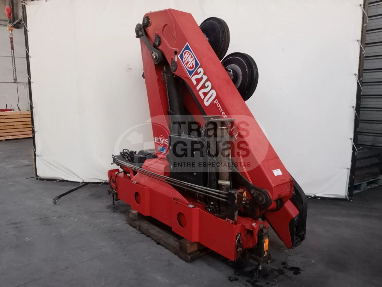 Grúa hidráulica HMF 2120 K4 - Grue auxiliaire: photos 3 Grúa hidráulica HMF 2120 K4 - Grue auxiliaire: photos 3