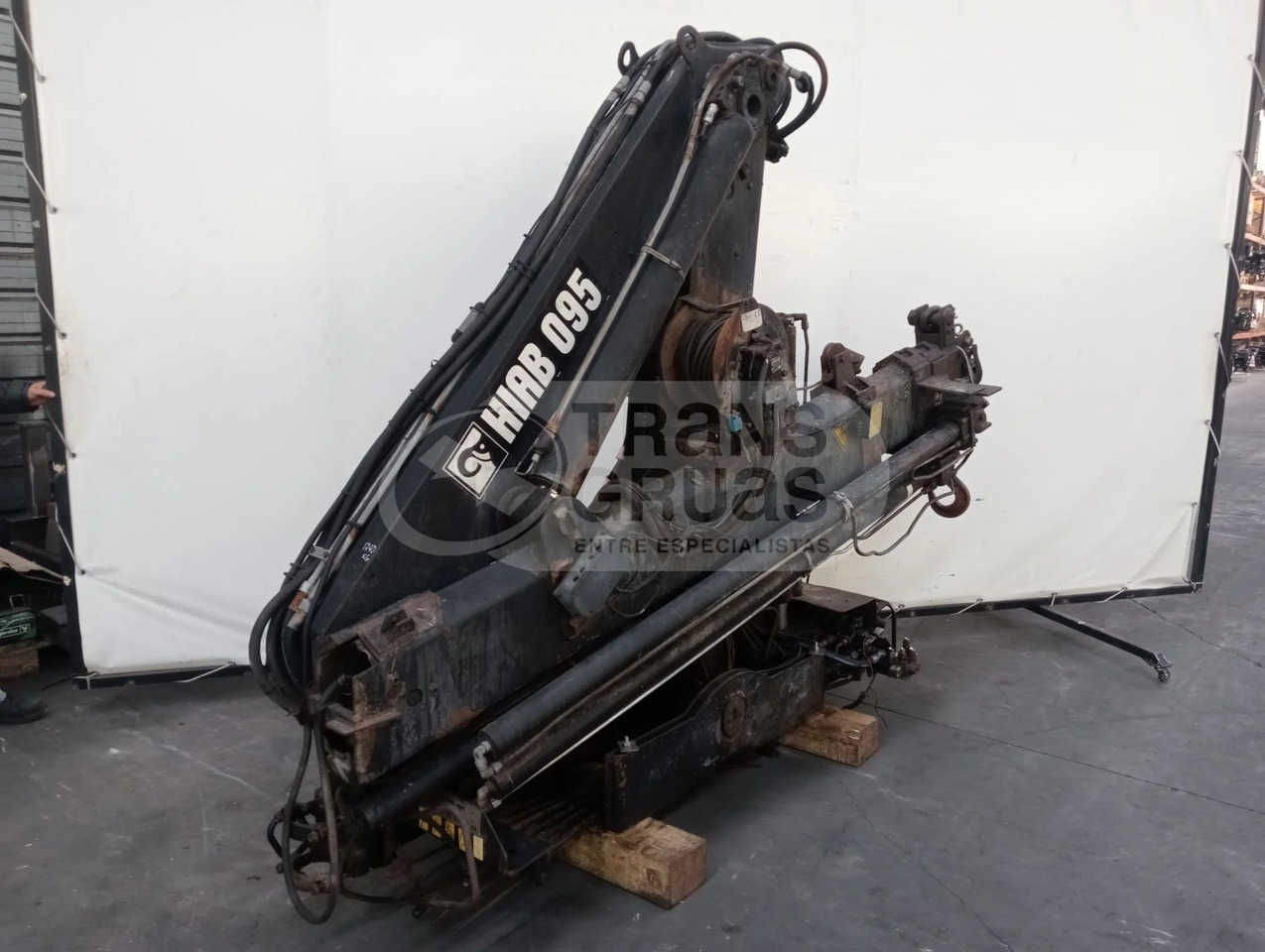 Grúa hidráulica Hiab 095-3 - Grue auxiliaire: photos 3 Grúa hidráulica Hiab 095-3 - Grue auxiliaire: photos 3