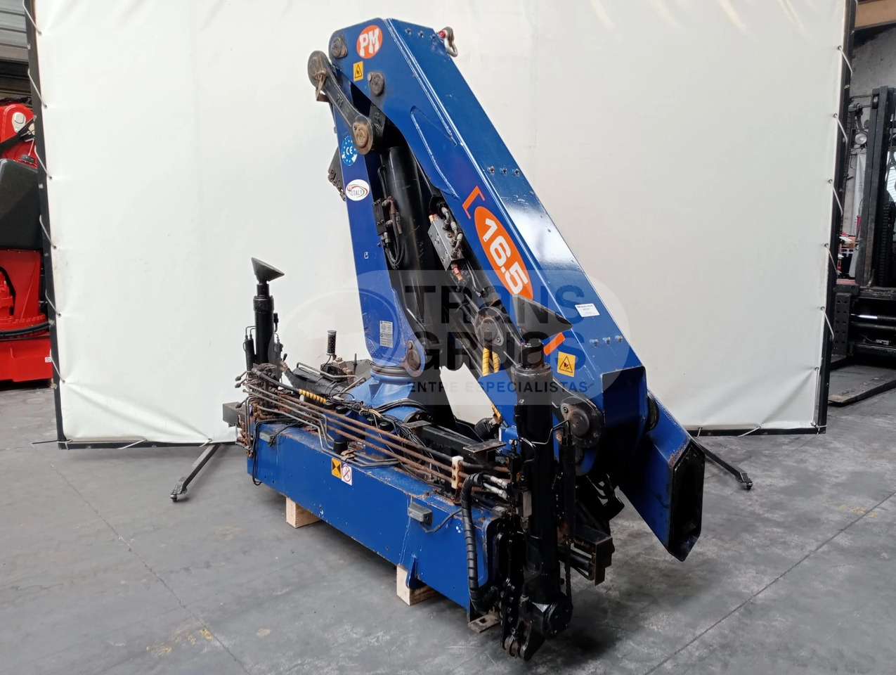 Grúa hidráulica PM 16524 - Grue auxiliaire: photos 4 Grúa hidráulica PM 16524 - Grue auxiliaire: photos 4