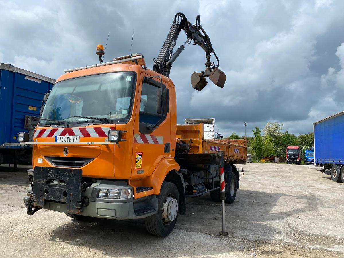 Renault Midlum 180 - Camion benne, Camion grue: photos 3 Renault Midlum 180 - Camion benne, Camion grue: photos 3