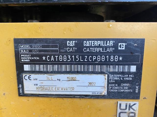 Cat 315 GC - Pelle sur chenille: photos 5 Cat 315 GC - Pelle sur chenille: photos 5