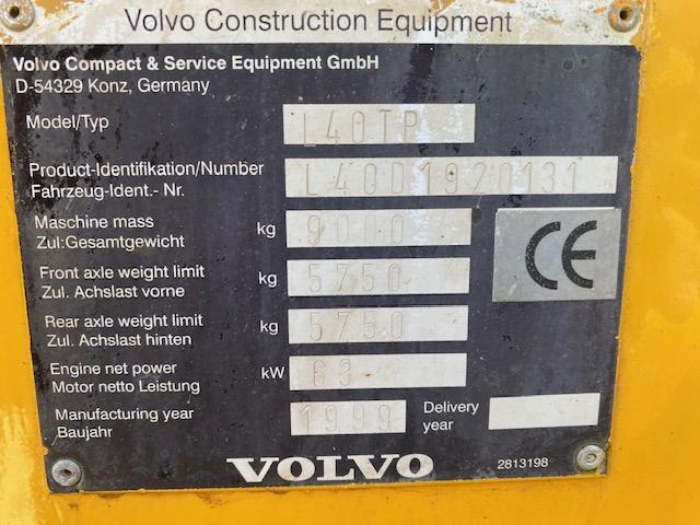 Volvo L 40 TP - Chargeuse sur pneus: photos 5 Volvo L 40 TP - Chargeuse sur pneus: photos 5