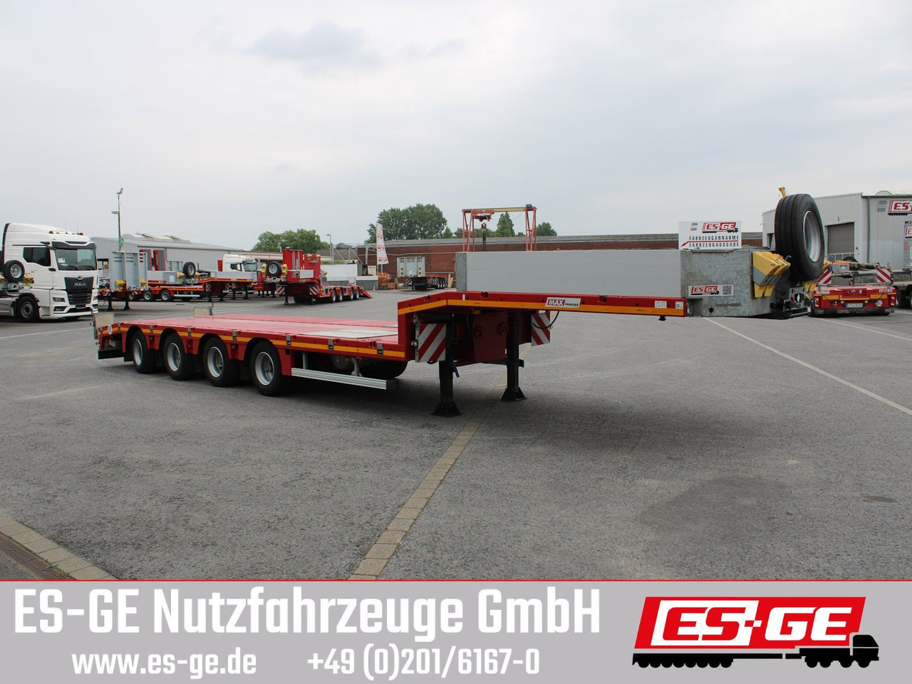 Faymonville MAX Trailer MAX100 Semi-Tieflader - Semi-remorque surbaissé: photos 4 Faymonville MAX Trailer MAX100 Semi-Tieflader - Semi-remorque surbaissé: photos 4
