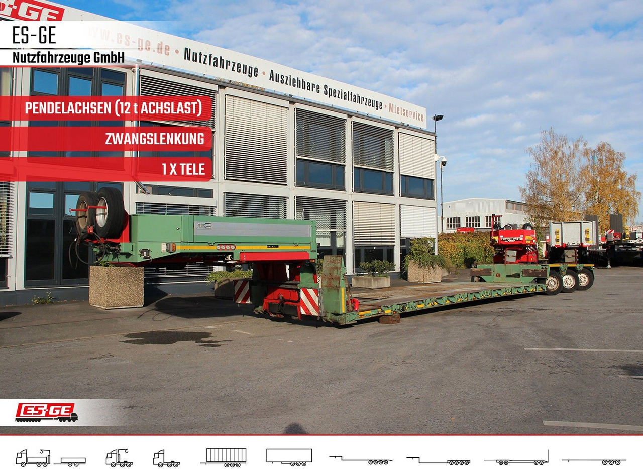 Goldhofer 3-Achs-Tiefbett 3x12 t - Semi-remorque surbaissé: photos 1 Goldhofer 3-Achs-Tiefbett 3x12 t - Semi-remorque surbaissé: photos 1