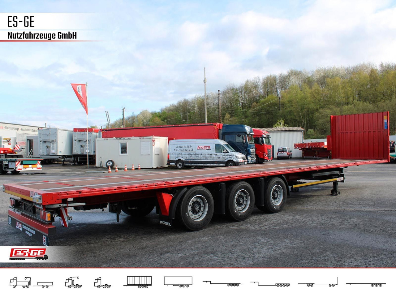 Kögel 3-Achs-Mega Chassis Kögel 3-Achs-Mega Chassis - Semi-remorque plateau: photos 5 Kögel 3-Achs-Mega Chassis Kögel 3-Achs-Mega Chassis - Semi-remorque plateau: photos 5