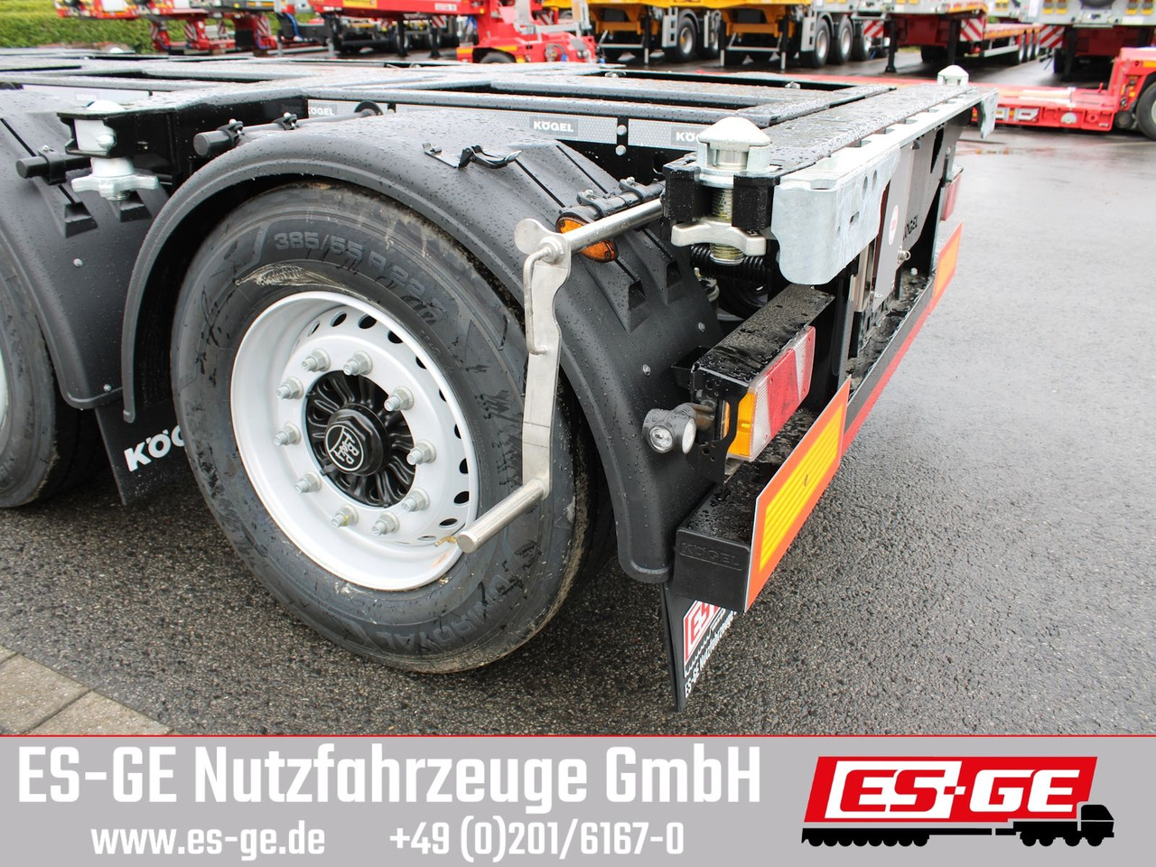Semi-remorque porte-conteneur/ Caisse mobile Kögel PORT 45 TRIPLEX Containerchassis: photos 7