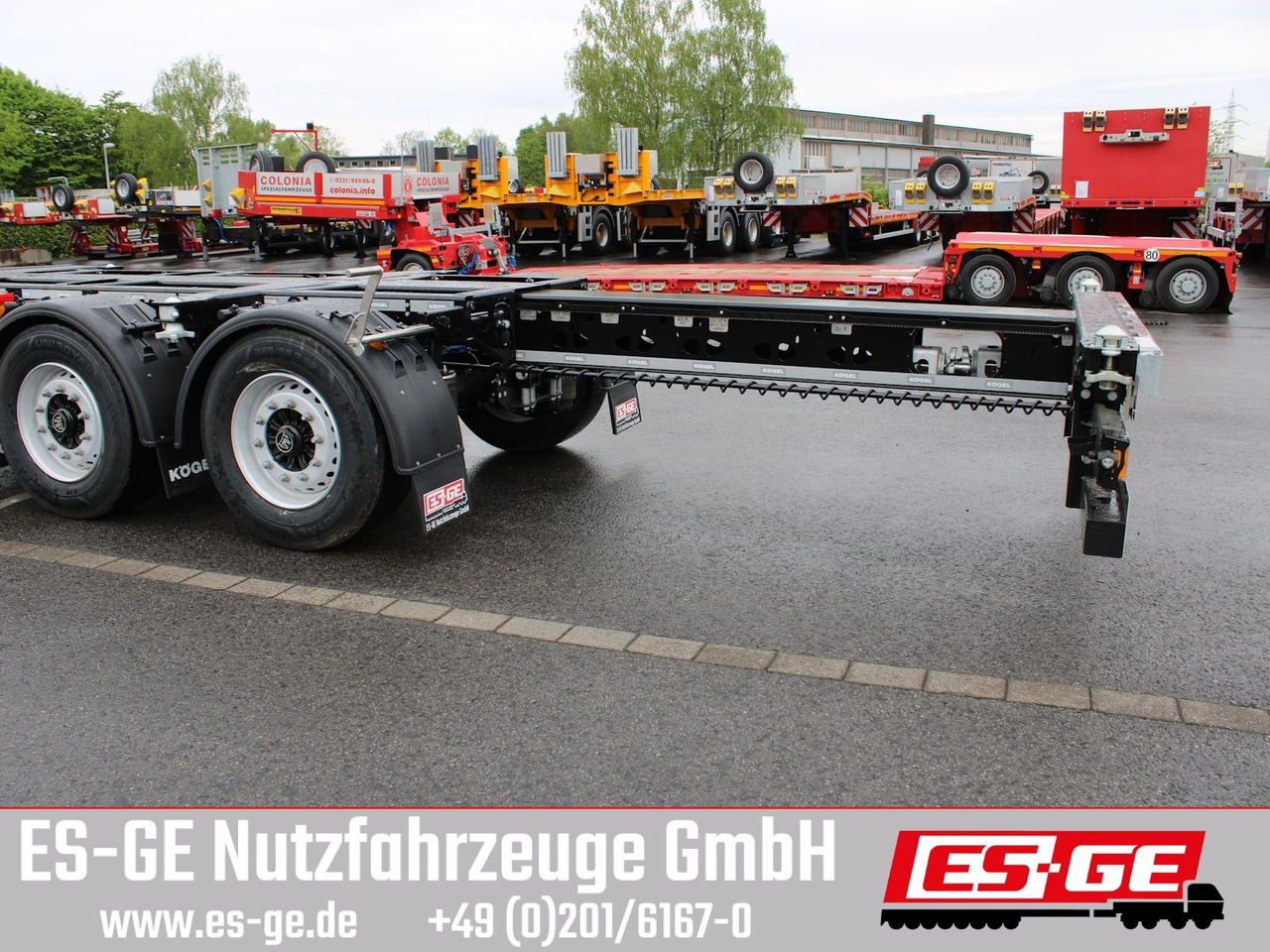 Semi-remorque porte-conteneur/ Caisse mobile Kögel PORT 45 TRIPLEX Containerchassis: photos 8
