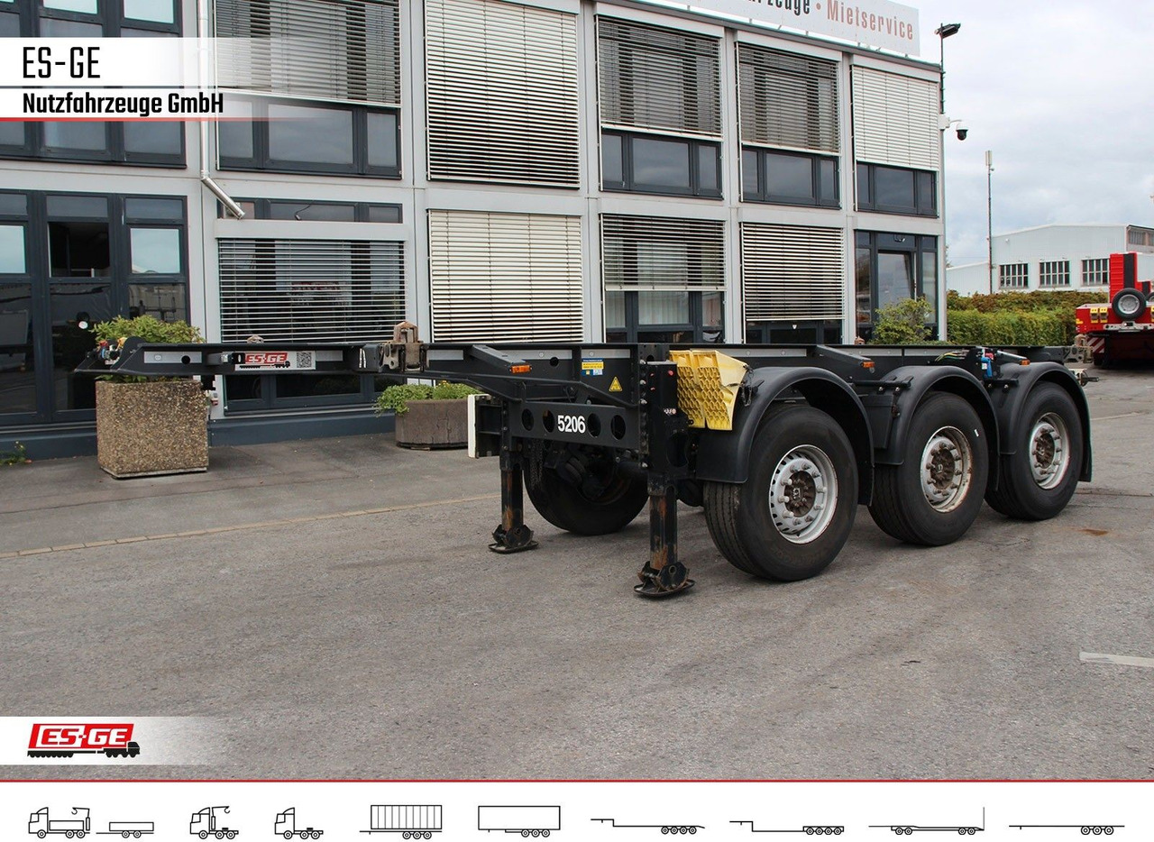 Krone 3-Achs-Containerchassis 20' - Semi-remorque porte-conteneur/ Caisse mobile: photos 1 Krone 3-Achs-Containerchassis 20' - Semi-remorque porte-conteneur/ Caisse mobile: photos 1