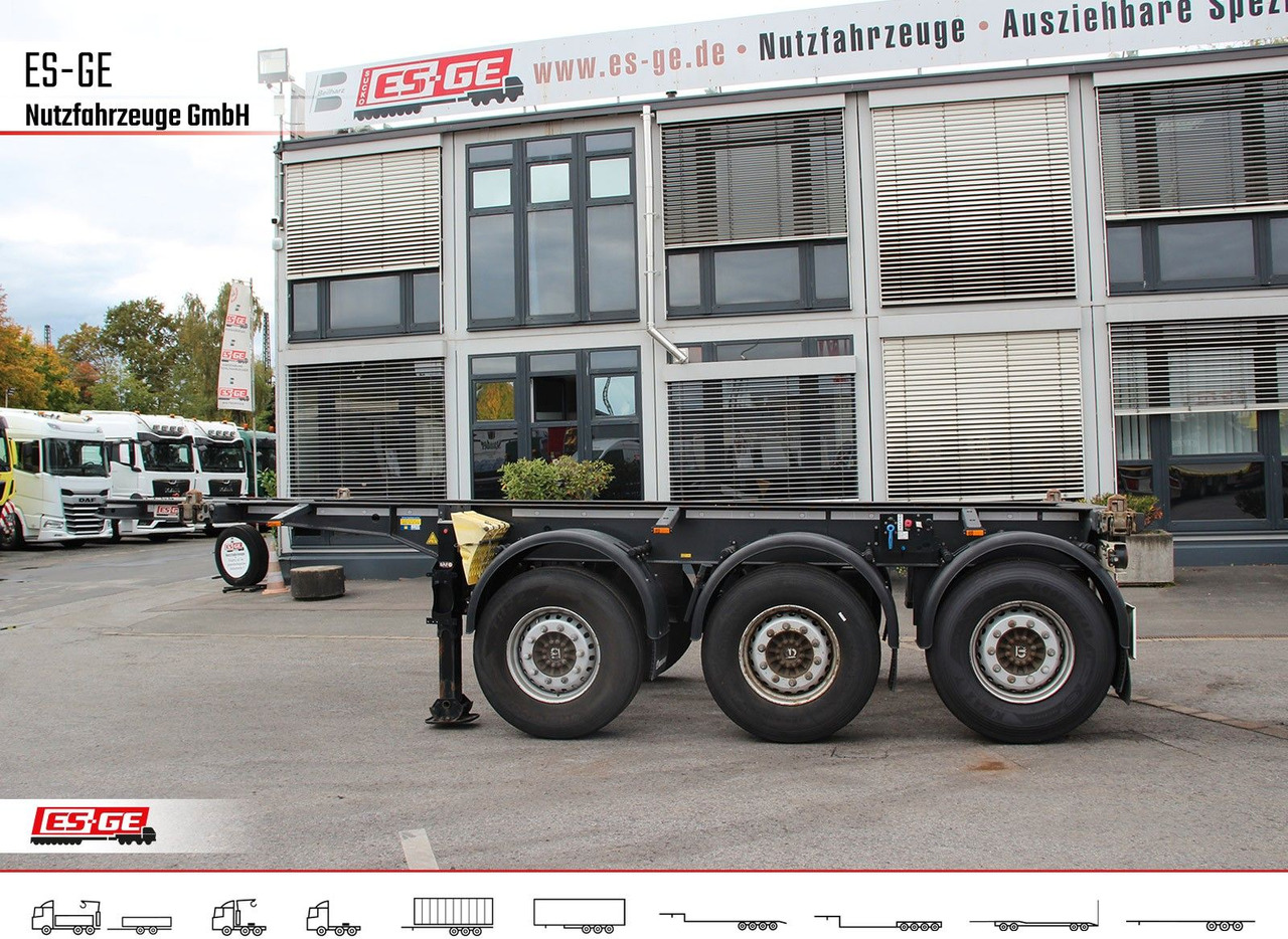 Krone 3-Achs-Containerchassis 20' - Semi-remorque porte-conteneur/ Caisse mobile: photos 5 Krone 3-Achs-Containerchassis 20' - Semi-remorque porte-conteneur/ Caisse mobile: photos 5
