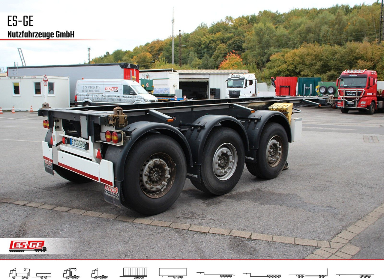Krone 3-Achs-Containerchassis 20' - Semi-remorque porte-conteneur/ Caisse mobile: photos 4 Krone 3-Achs-Containerchassis 20' - Semi-remorque porte-conteneur/ Caisse mobile: photos 4