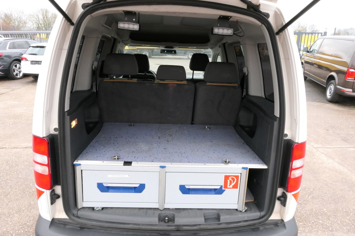 Fourgonnette VW Caddy 1,6 TDI Typ 2K Automatik Klima Sortimo Wer: photos 10