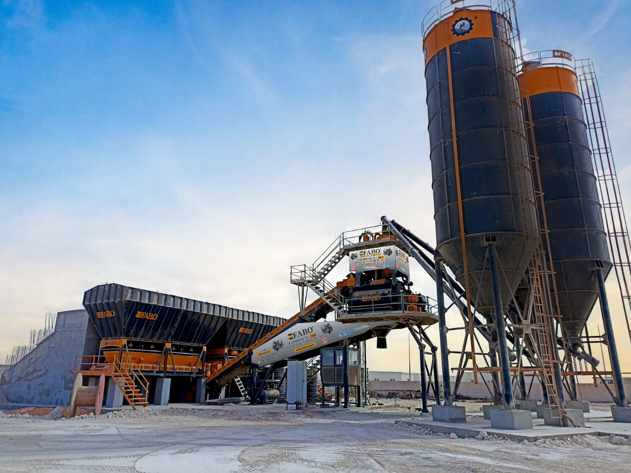 FABO COMPACT-180 CONCRETE PLANT | CONVEYOR TYPE - Centrale à béton: photos 2 FABO COMPACT-180 CONCRETE PLANT | CONVEYOR TYPE - Centrale à béton: photos 2