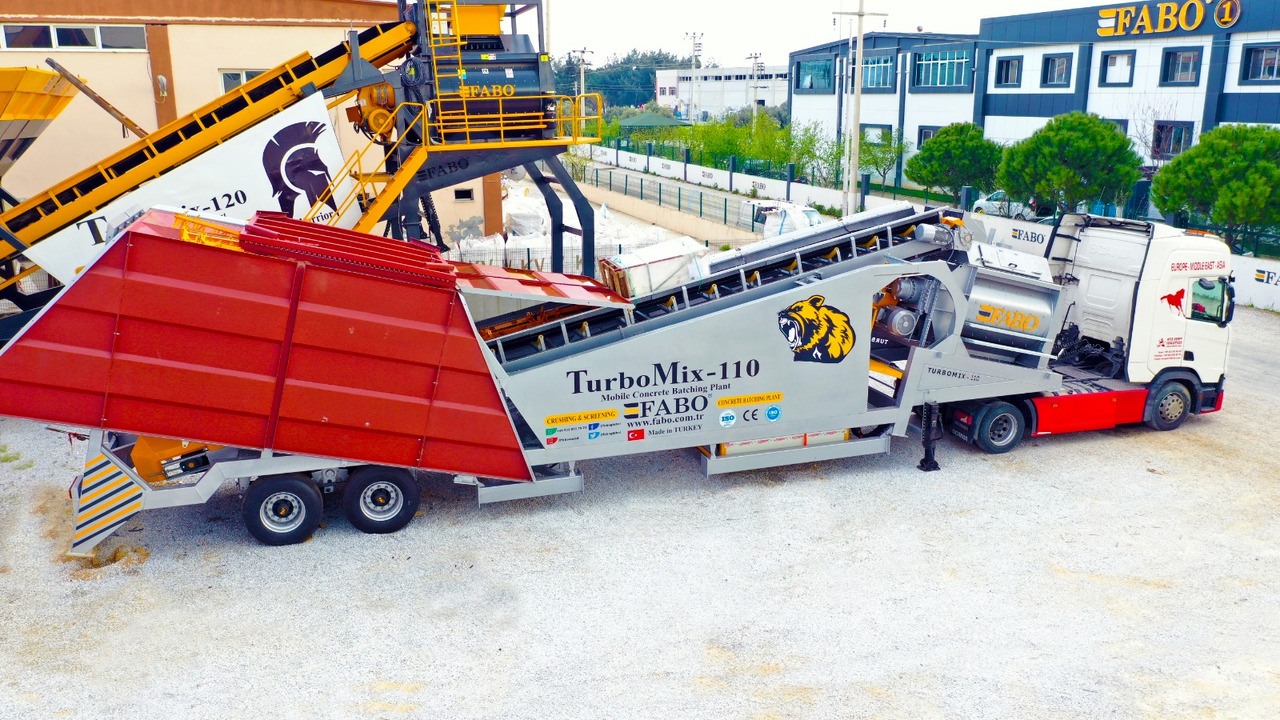 FABO mobile concrete batching plant - Centrale à béton: photos 3 FABO mobile concrete batching plant - Centrale à béton: photos 3