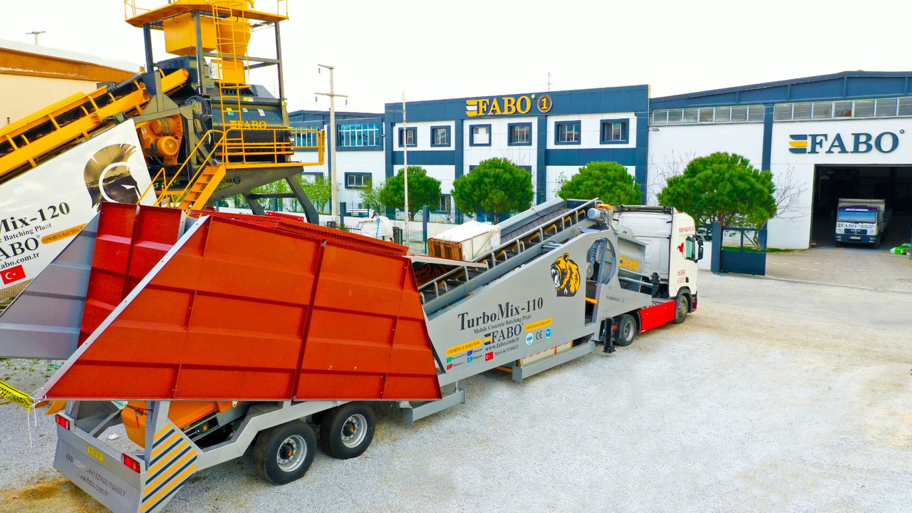 FABO mobile concrete batching plant - Centrale à béton: photos 2 FABO mobile concrete batching plant - Centrale à béton: photos 2