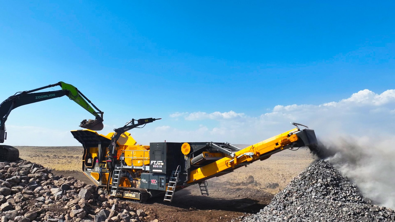 FABO mobile jaw crusher - Concasseur à mâchoires: photos 4 FABO mobile jaw crusher - Concasseur à mâchoires: photos 4