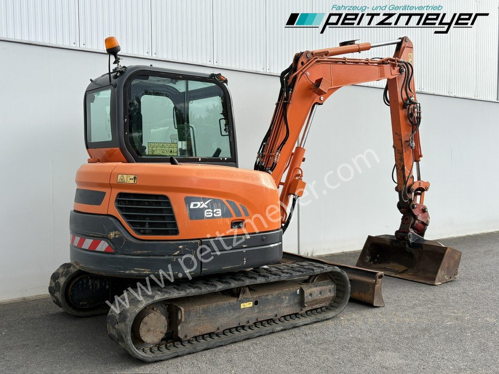 Doosan Kettenbagger DX 63-3 PowerTilt 070 , MS 03, mehrfach vorhanden - Mini pelle: photos 4 Doosan Kettenbagger DX 63-3 PowerTilt 070 , MS 03, mehrfach vorhanden - Mini pelle: photos 4