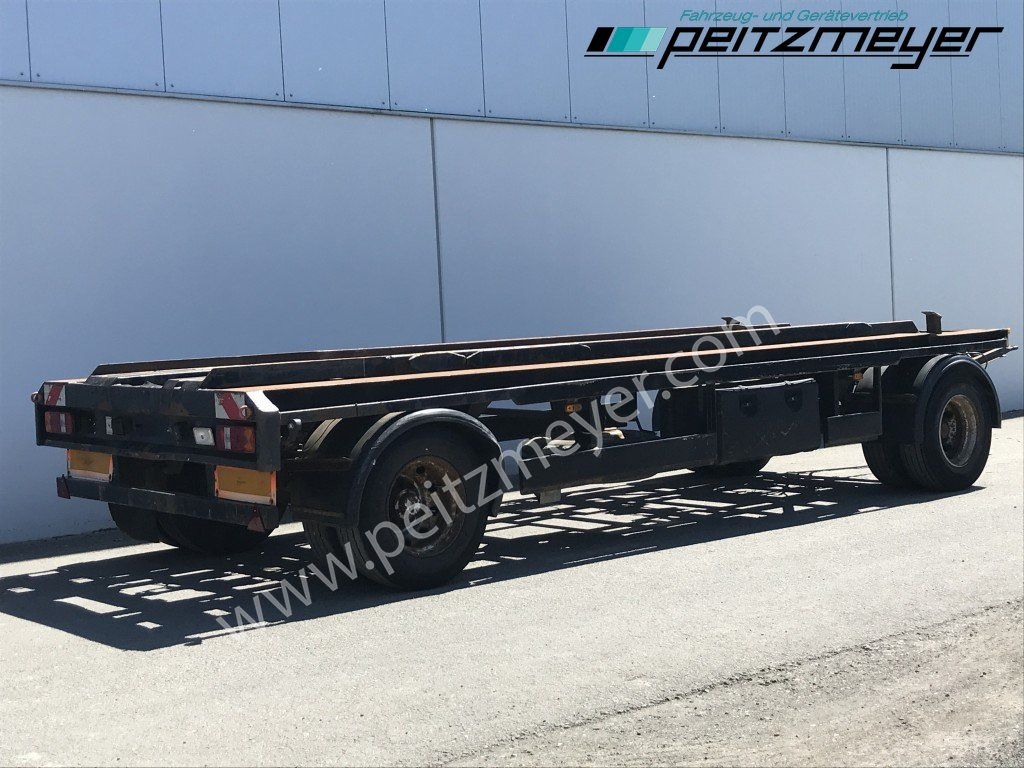 Remorque ampliroll/ Multibenne EGGERS ABROLLANHÄNGER 2 Achs blatt HWT18Z3/1S TÜV 4/2026: photos 1