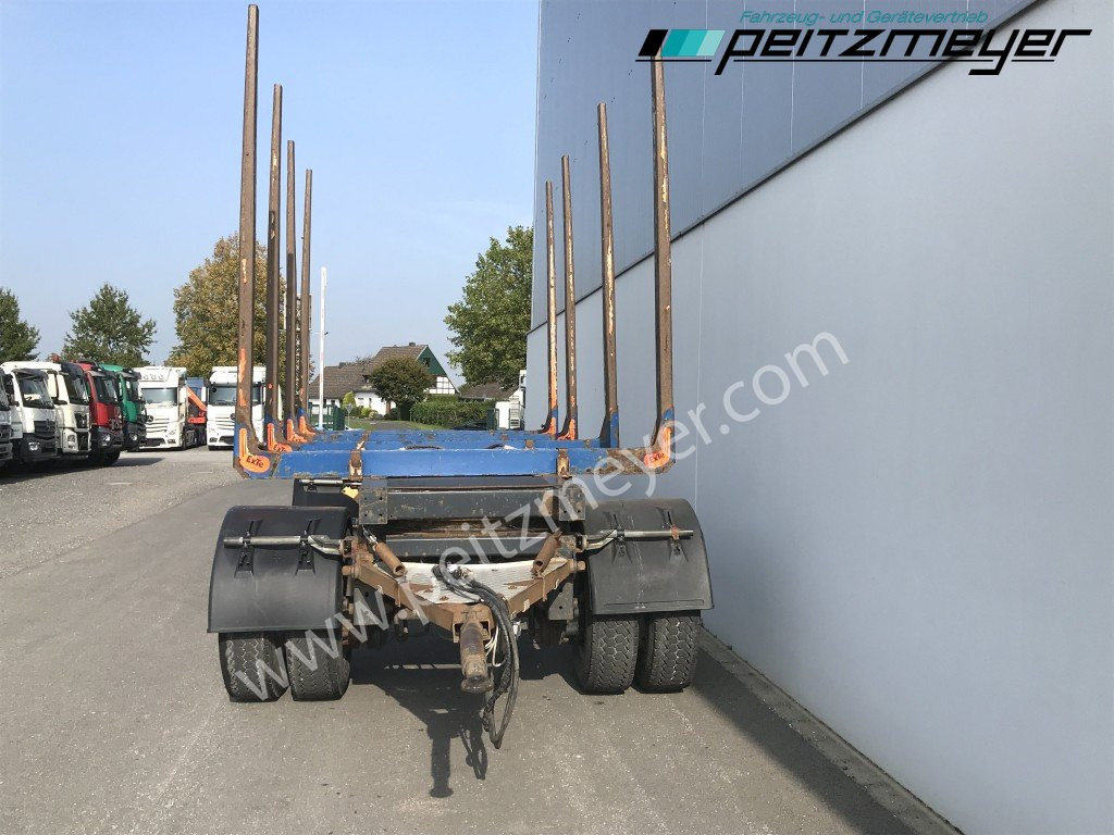 Krämer Kurzholzanhänger 20 t. Holzanhänger 4 Paar Exte Stahlrungen, Alcoa Alufelgen - Remorque grumier: photos 5 Krämer Kurzholzanhänger 20 t. Holzanhänger 4 Paar Exte Stahlrungen, Alcoa Alufelgen - Remorque grumier: photos 5