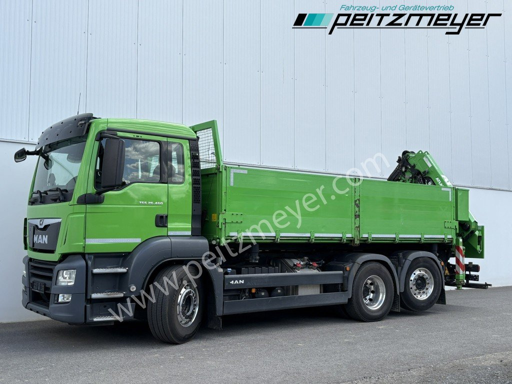 MAN TGS 26.460 FL 6x2 Kipper+Kran+Funk Lenkachse, 2-Seitenkipper, Atlas 172.3 - Camion benne: photos 3 MAN TGS 26.460 FL 6x2 Kipper+Kran+Funk Lenkachse, 2-Seitenkipper, Atlas 172.3 - Camion benne: photos 3
