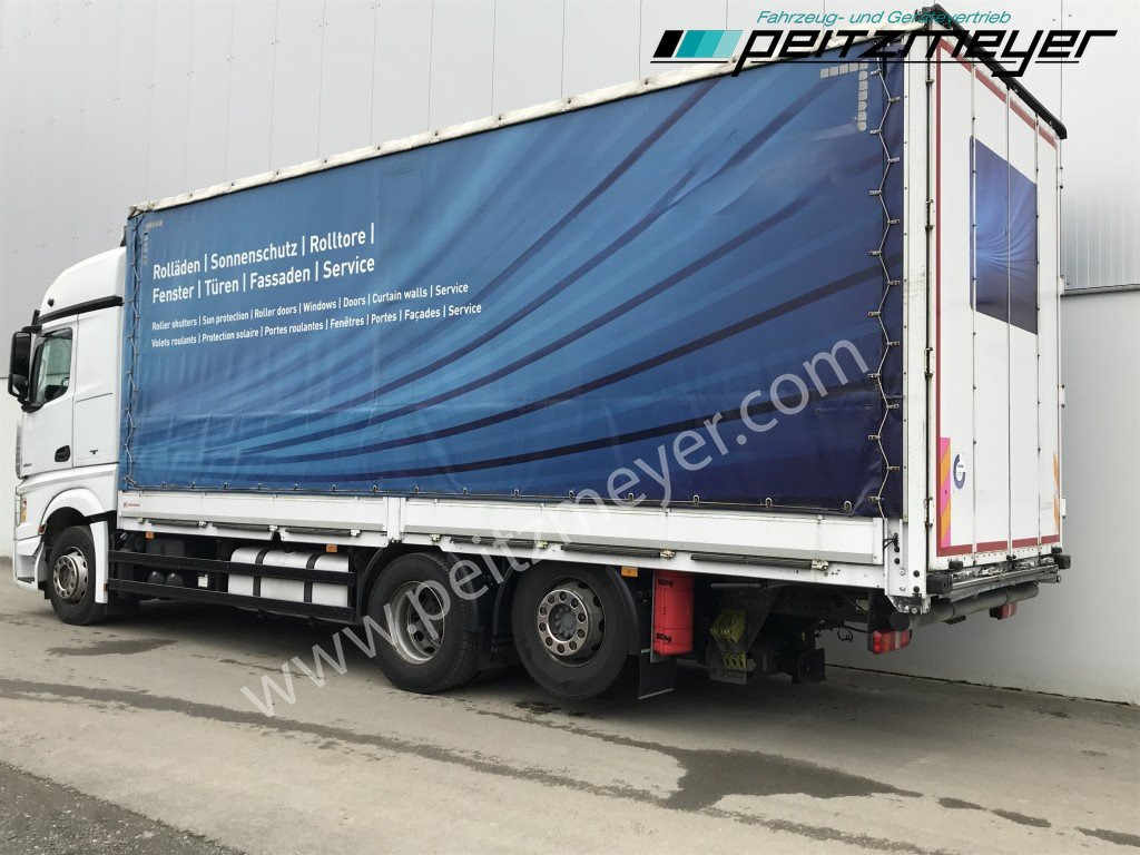 MERCEDES-BENZ Actros 2542 LL Pritsche, EU 6, Klima, Standklima, - Camion à rideaux coulissants: photos 4 MERCEDES-BENZ Actros 2542 LL Pritsche, EU 6, Klima, Standklima, - Camion à rideaux coulissants: photos 4