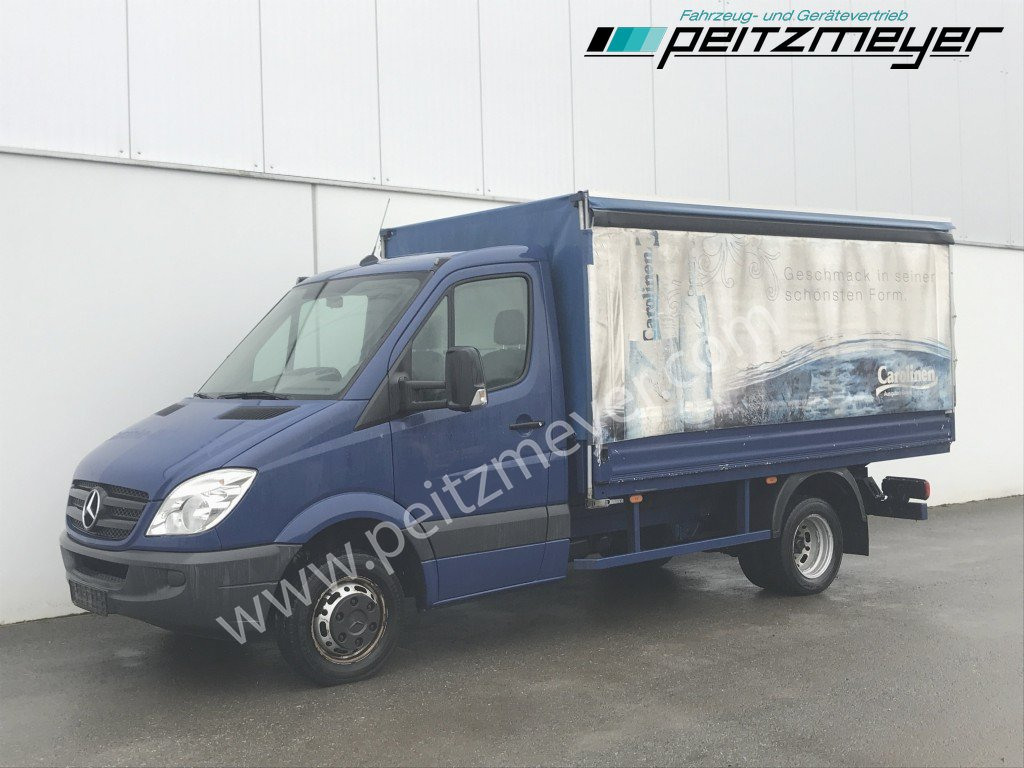MERCEDES-BENZ Sprinter 515 CDI Pritsche mit Schiebeplane - Utilitaire rideaux coulissants (PLSC): photos 1 MERCEDES-BENZ Sprinter 515 CDI Pritsche mit Schiebeplane - Utilitaire rideaux coulissants (PLSC): photos 1