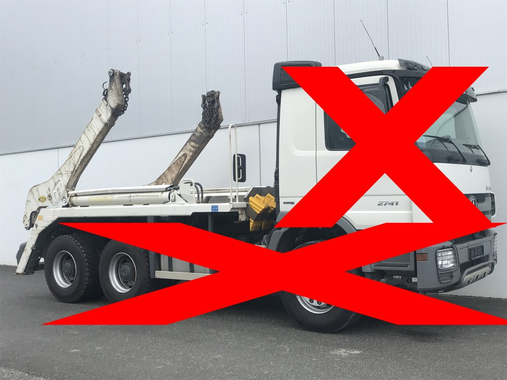 Ampliroll/ Multibenne système Meiller Absetzkipper AK 16 MTG - Actros 6x4: photos 13