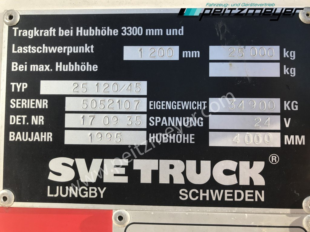 Chariot élévateur diesel Svetruck Gabelstapler 25120-45 drehbarer Fahrersitz: photos 14