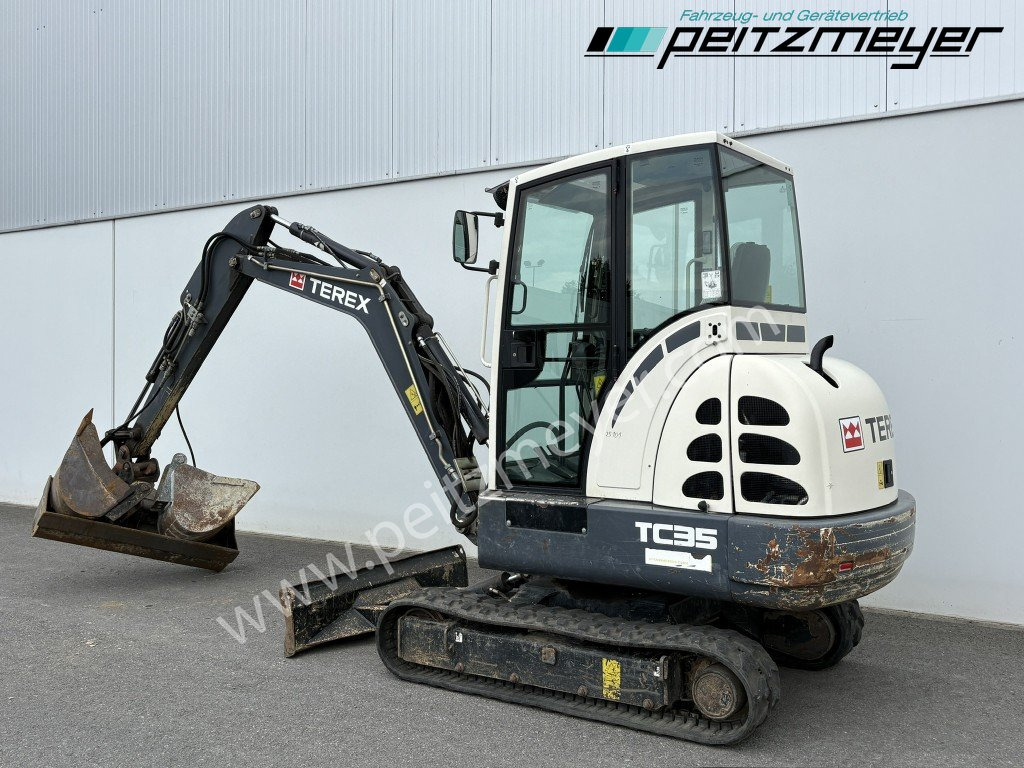 TEREX MINIBAGGER TC 35 mit hydr. Schwenklöffel 1.300 mm - Mini pelle: photos 4 TEREX MINIBAGGER TC 35 mit hydr. Schwenklöffel 1.300 mm - Mini pelle: photos 4