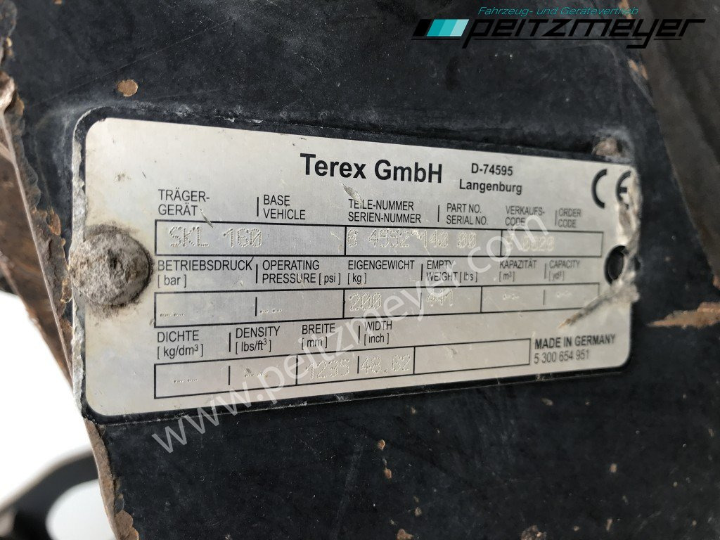 Chargeuse sur pneus TEREX Radlader TL 160 Schaufel + Gabel: photos 26