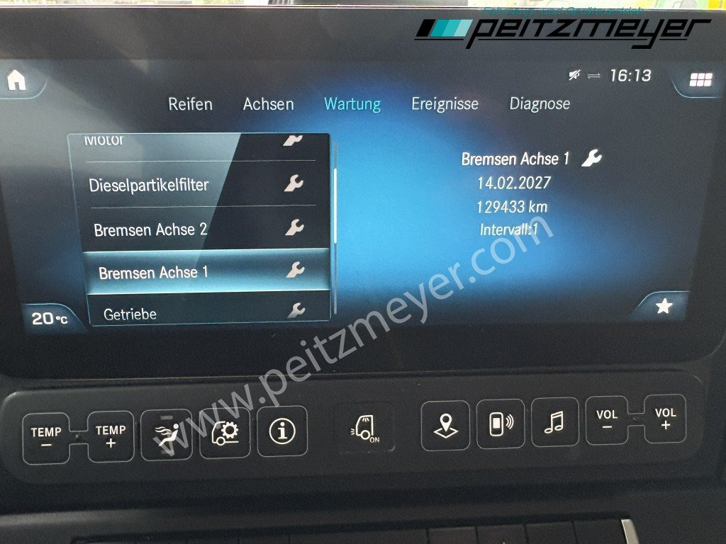 Tracteur routier MERCEDES-BENZ Actros 1845 LLS Klima, Retarder Standklima, EU 6: photos 16 Tracteur routier MERCEDES-BENZ Actros 1845 LLS Klima, Retarder Standklima, EU 6: photos 16