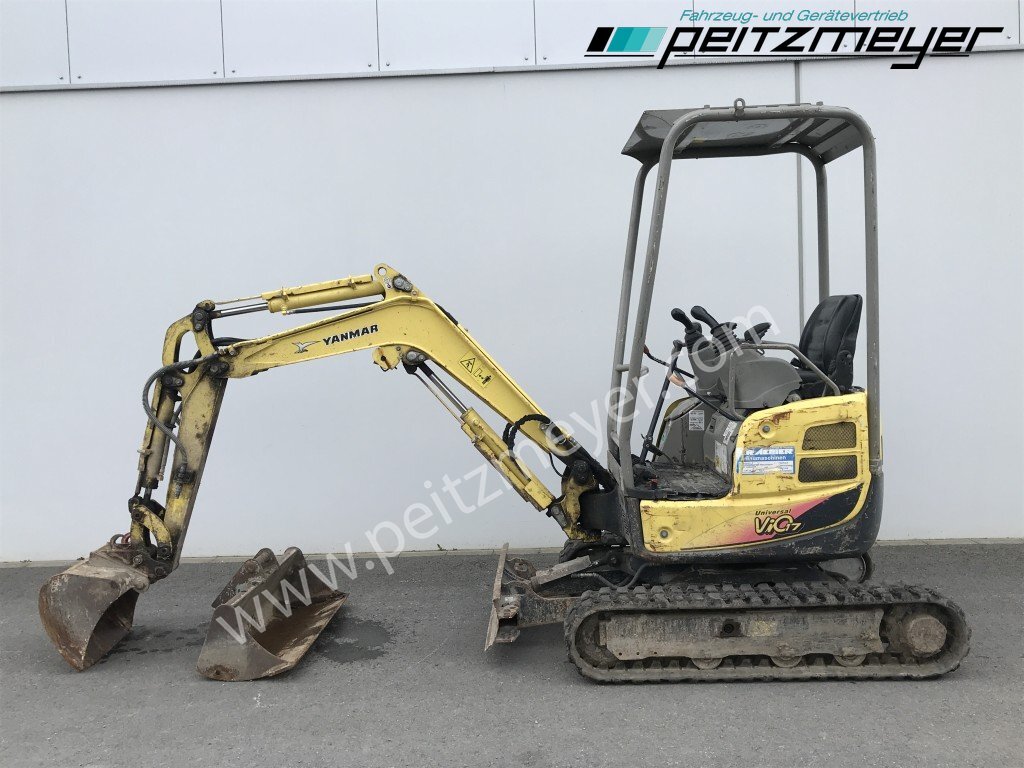 Mini pelle YANMAR MINIBAGGER Vio 17 verstellbares Fahrwerk Schnellwechsler mit 60 er und 100 Löffel: photos 9