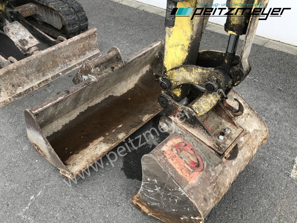 Mini pelle YANMAR MINIBAGGER Vio 17 verstellbares Fahrwerk Schnellwechsler mit 60 er und 100 Löffel: photos 22