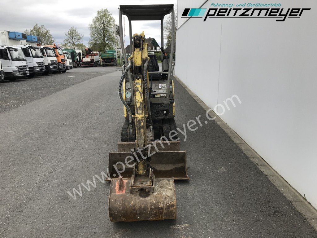 Mini pelle YANMAR MINIBAGGER Vio 17 verstellbares Fahrwerk Schnellwechsler mit 60 er und 100 Löffel: photos 6
