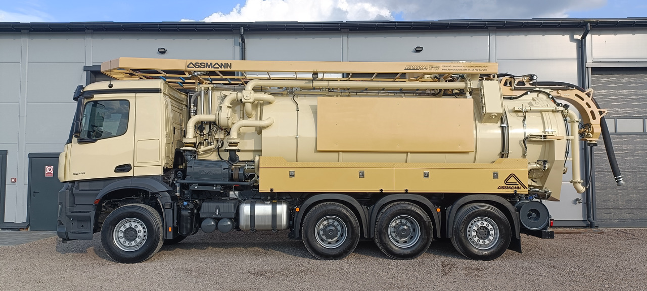 MERCEDES-BENZ AROCS ASSMANN stainless steel recykling - Camion hydrocureur: photos 5 MERCEDES-BENZ AROCS ASSMANN stainless steel recykling - Camion hydrocureur: photos 5