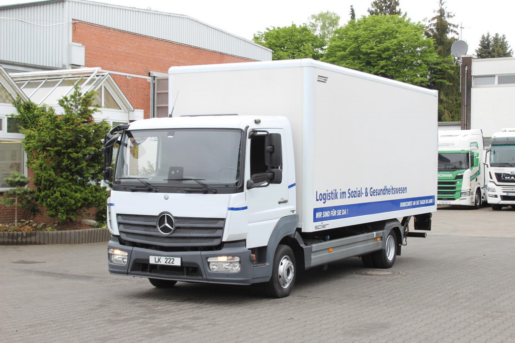 Mercedes-Benz Atego 818 E6 Koffer Klima LDW Schalter LBW - Camion: photos 1 Mercedes-Benz Atego 818 E6 Koffer Klima LDW Schalter LBW - Camion: photos 1