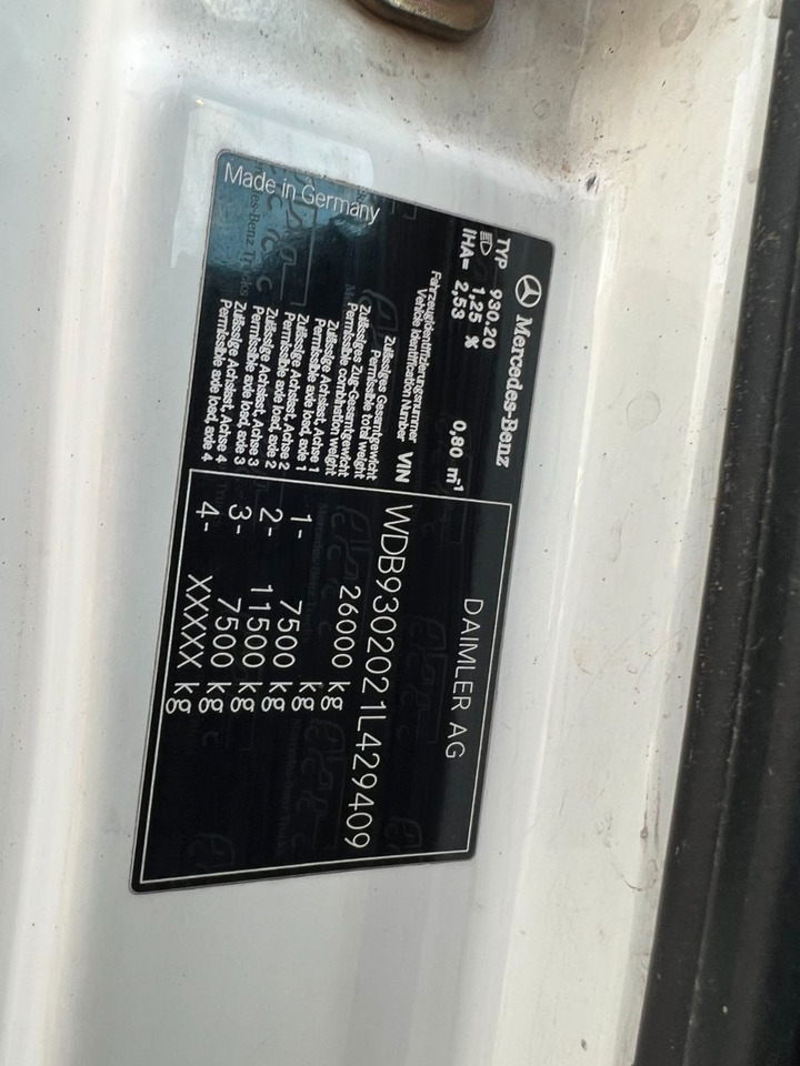 Mercedes-Benz Actros 2532 6x2 MP3 Faun Power Press 524 - Benne à ordures ménagères: photos 5 Mercedes-Benz Actros 2532 6x2 MP3 Faun Power Press 524 - Benne à ordures ménagères: photos 5