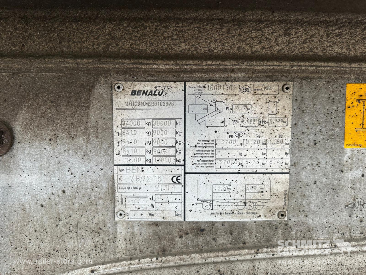 BENALU Tipper Alu-square sided body 24m³ - Semi-remorque benne: photos 4 BENALU Tipper Alu-square sided body 24m³ - Semi-remorque benne: photos 4