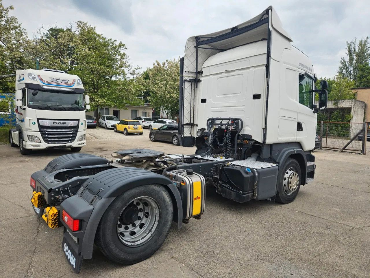 Scania R450 Hydraulics, HighLine, Standklima 2 units - Tracteur routier: photos 3 Scania R450 Hydraulics, HighLine, Standklima 2 units - Tracteur routier: photos 3