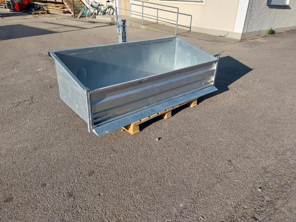 Kippmulde 2m Heckmulde Transportbox verzinkt Heckcontainer - Godet pour chargeur: photos 1 Kippmulde 2m Heckmulde Transportbox verzinkt Heckcontainer - Godet pour chargeur: photos 1
