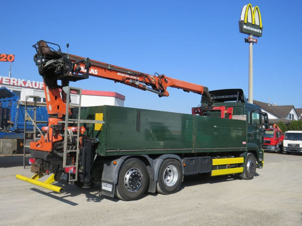 MAN TG-S 26.400 6x2-2 BL Pritsche Heckkran Atlas 165 - Camion, Camion grue: photos 4 MAN TG-S 26.400 6x2-2 BL Pritsche Heckkran Atlas 165 - Camion, Camion grue: photos 4
