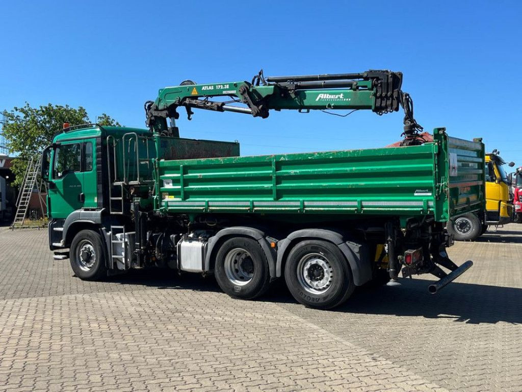 MAN TG-S 28.480 6x4H-4 BL 3-Achs Kipper Kran Funk Li - Camion grue: photos 4 MAN TG-S 28.480 6x4H-4 BL 3-Achs Kipper Kran Funk Li - Camion grue: photos 4